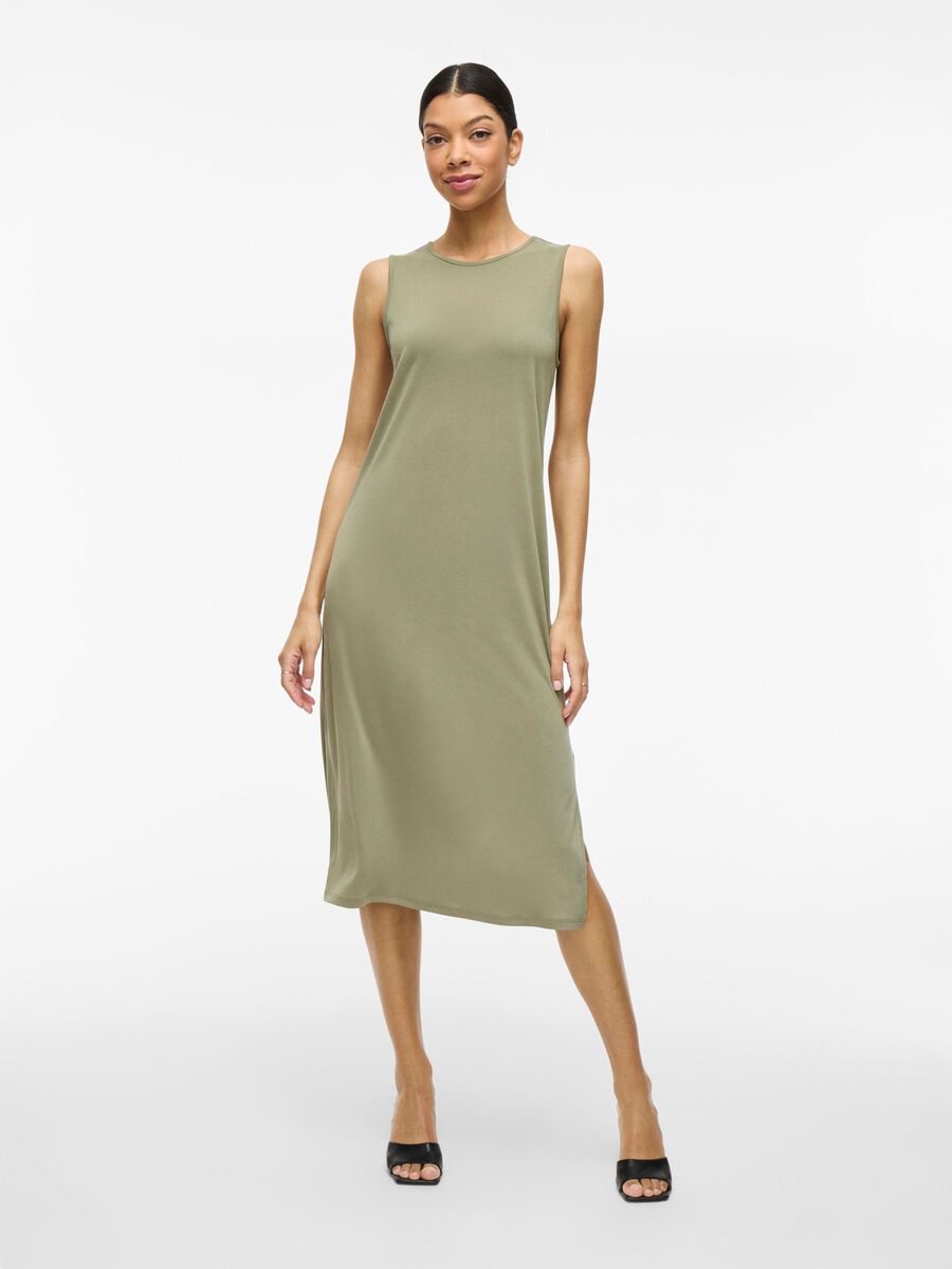 Vestido vimodala midi sin mangas