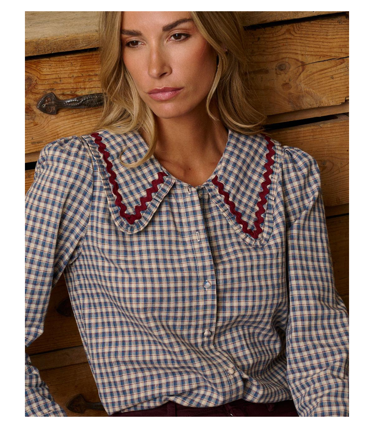 Rita camisa cuello Polin