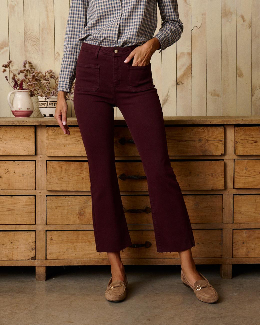 PANTALON VAQUERO BOLSILLOS AUDRA