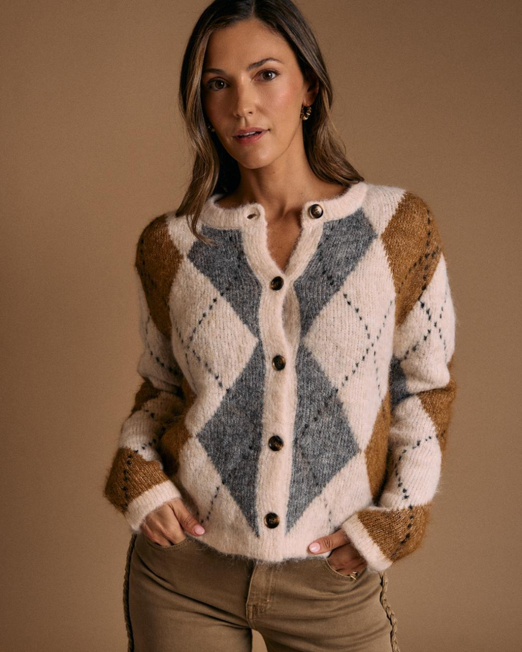 CARDIGAN ROMBOS CALU