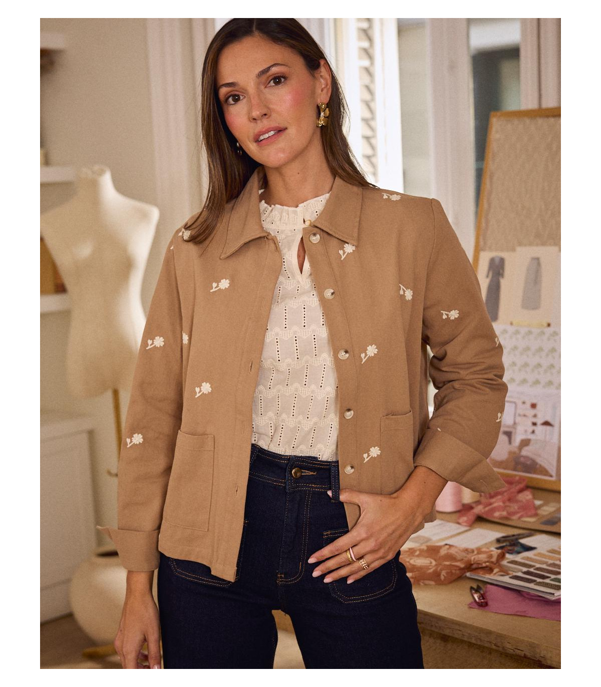 CHAQUETA FLORES ODETTE