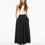 VIVALENCIA FALDA MAXI NEGRA