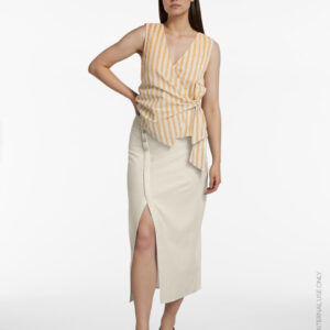 PRISILLA TOP LINO RAYAS