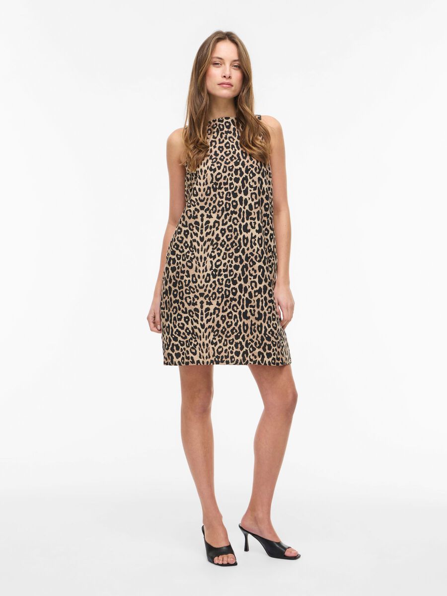 VIPRISILLA VESTIDO CORTO ANIMAL PRINT
