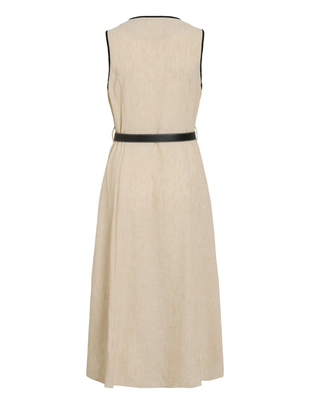 JASMINE VESTIDO BEIGE CON CINTURON
