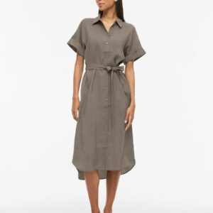 VIHULA VESTIDO CAMISERO MIDI