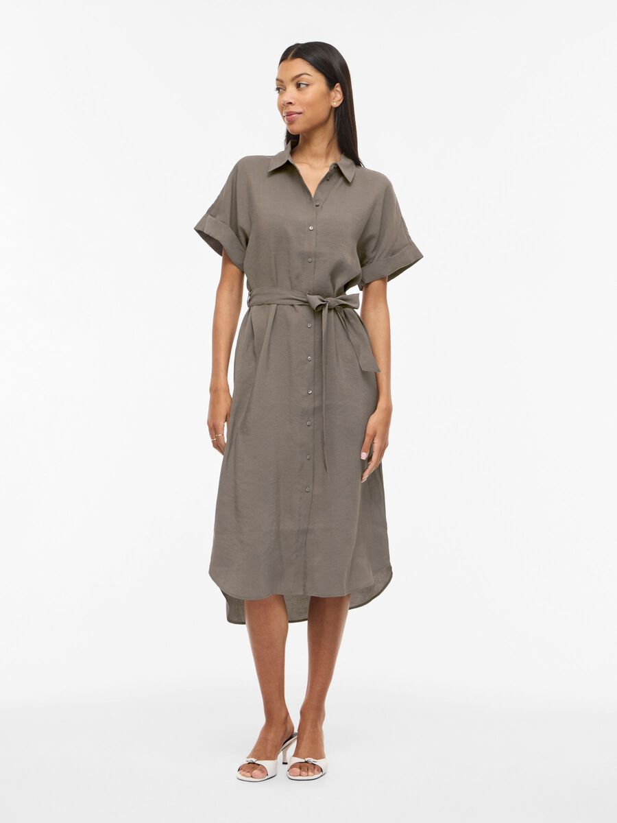 VIHULA VESTIDO CAMISERO MIDI