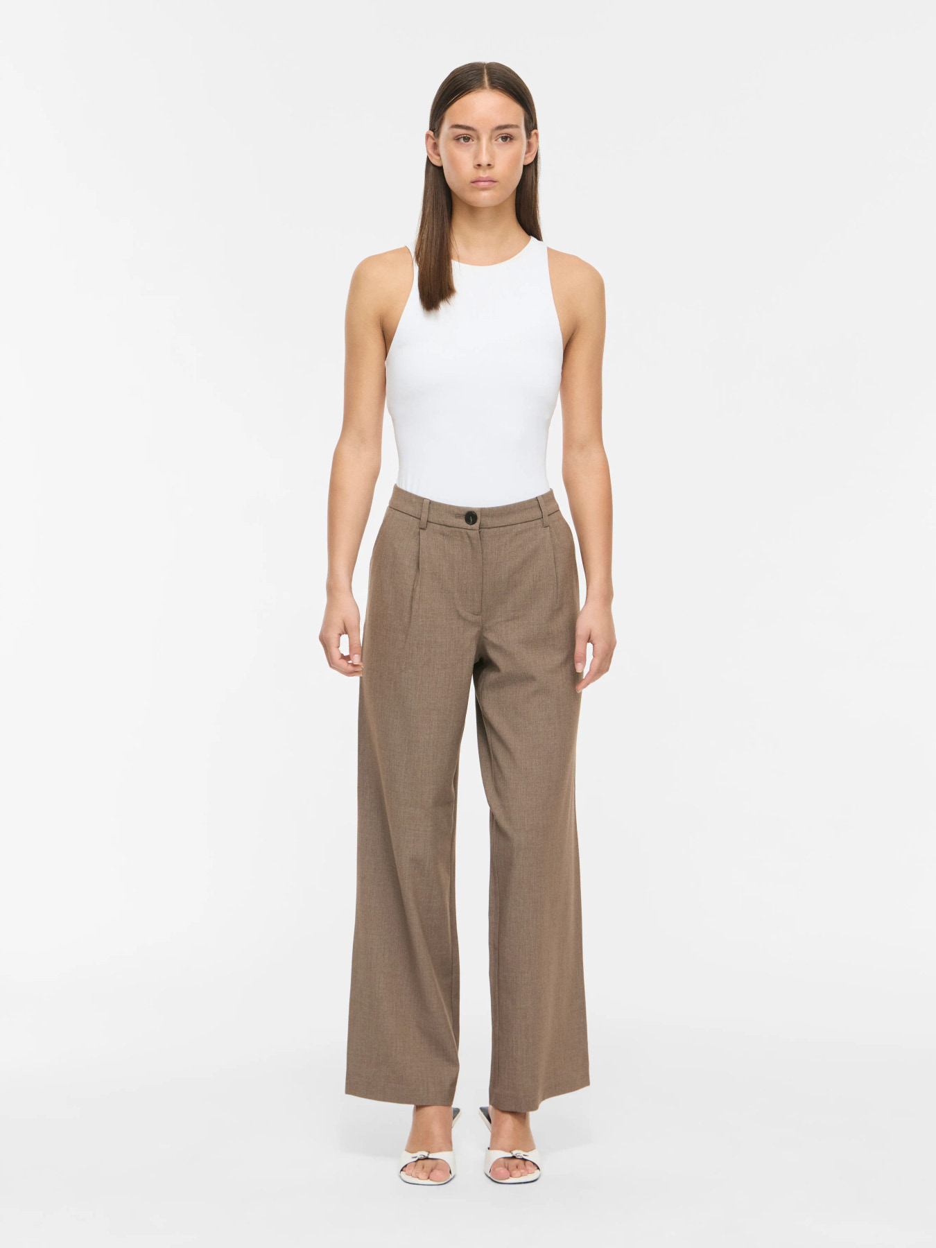 PANTALON SASTRE VIKARI MARRON