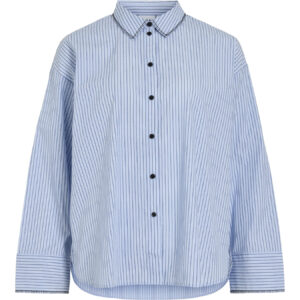 VILANSA BLUSA RAYAS AZUL