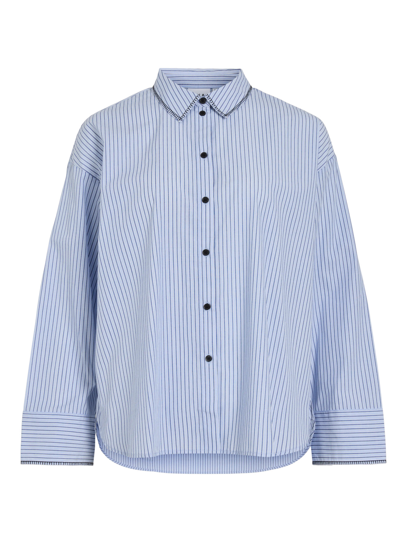 VILANSA BLUSA RAYAS AZUL