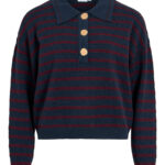 POLO MALFINE KNIT RAYAS AZUL Y BURDEOS